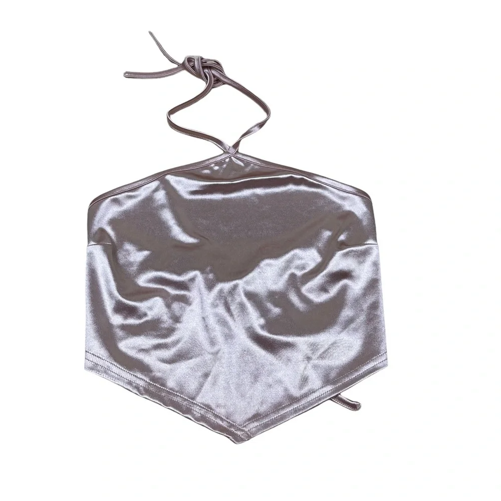 ASOS Brand New Golden Rose‎ Triangle Top Size 2 - Picture 6 of 8